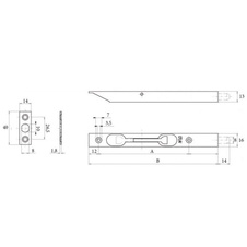 Zástrč dveřní OTLAV - žlutý pozink 250 mm - 333485_01.jpg