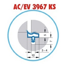 Těsnění do zárubní 3967 EV  béžové - 07540_01.jpg