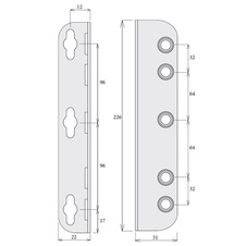 Postelové spojovací kování - spojovací úhelník 127 mm - 25189_02.jpg