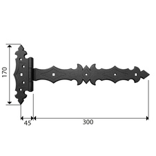 ZÁVĚS BRANKOVÝ 300 X 45 X 90 X 3 MM  NE - 04768_01.jpg