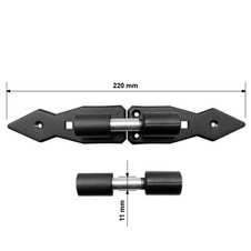 DEKORAČNÍ ČEPOVÝ DRŽÁK 11 X 220 X 4 MM  NEBRAT - 04159_01.jpg