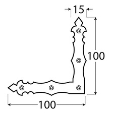 ROHOVNÍK OZDOBNÝ 100 X 100 X 15 X 2 MM - 03976_01.jpg