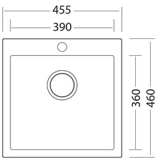 Kuchyňský dřez VIVA 455 - granblack 30 - 905220_01.jpg