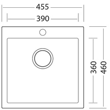 Kuchyňský dřez Viva 455 - granblack 30 - 905220_01.jpg