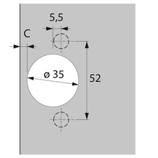 Závěs klipový Intermat 9944 W-45 TH42 125° naložený - 77643_02.jpg
