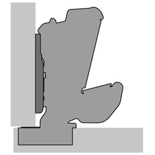 Závěs Sensys 165°, TH 52,  naložený s nulovým přesahem v desingu Intermat - 9099750_01.jpg