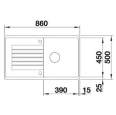 Kuchyňský dřez vestavný ZIA 5 S aluminium - 520513_01.jpg