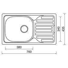 Kuchyňský dřez CLASSIC 760 - 905155_01.jpg