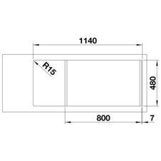 Kuchyňský dřez vestavný/do roviny LEMIS 8S-IF nerez kartáčovaný - 523036_03.jpg