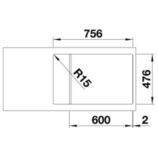 Kuchyňský dřez vestavný/do roviny LANTOS XL 6S-IF nerez kartáčovaný - 523140_03.jpg