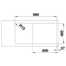 Kuchyňský dřez vestavný/do roviny LEMIS XL 6S-IF nerez kartáčovaný - 523034_03.jpg