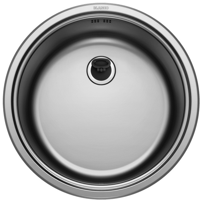 Kuchyňský dřez vestavný RONDOSOL 1 1\" nerez kartáčovaný - 513307.jpg