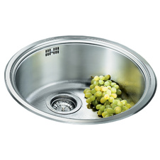 Kuchyňský dřez vestavný RONDOSOL 1 1\" nerez kartáčovaný - 513307_01.jpg