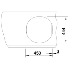 Kuchyňský dřez vestavný RONDOSOL 1 1\" nerez kartáčovaný - 513307_03.jpg