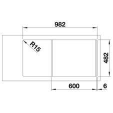 Kuchyňský dřez vestavný LIVIT XL 6 S nerez kartáčovaný - 518519_03.jpg