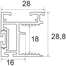 SET S10N (S65) - 1,5 m pro 2 křídla, al elox - set042_01.jpg