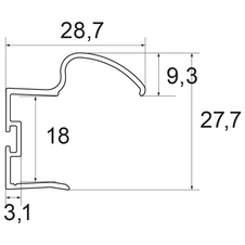 SET S13B (S60N) - 2 m pro 2 křídla, antracit mat RAL 7016 - set048_01.jpg