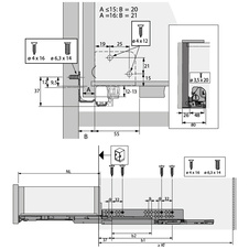 Quadro 4D V6 se Silent System plnovýsuv 600 mm  30 kg - 9245396_02.jpg