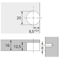 Excentrické spojovací kování VB 35 M/16 mm niklované bez osazení - 65509_01.jpg