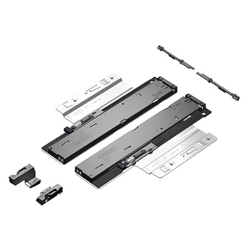 Systém otevírání  Push to open Silent pro dřevěné zásuvky na výsuvech Quadro 4D V6 pro hmotnost od 10kg do 30kg - 9246316.jpg