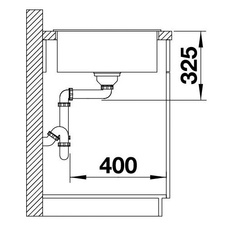 Dřez vestavný ZIA XL 6 S Compact kávová - 523282_01.jpg