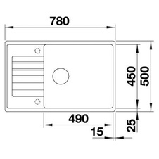 Dřez vestavný ZIA XL 6 S Compact kávová - 523282_04.jpg