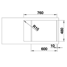 Dřez vestavný ZIA XL 6 S Compact tartufo - 523280_03.jpg