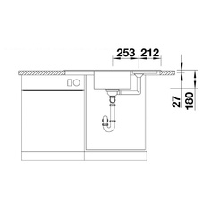 Dřez vestavný ZIA 9 E bílá - 514758_03.jpg