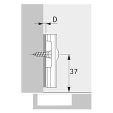 Montážní podložka Slide-On k našroubování - D1,5 mm - 1079198_01.jpg