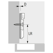 Montážní podložka SENSYS (klip) k našroubování - distance 3 mm - 9071577_01.jpg