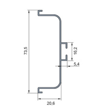 Středový profil Salu horizontální C nerez šedý - 91796_01.jpg