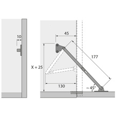 Držák sklopných dvířek KH délka 250 mm - 13235_01.jpg