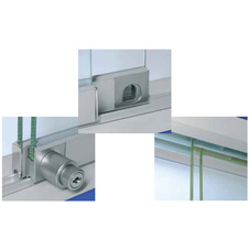 Zámek posuvných dveří s protikusem, 2 klíče - 710651_01.jpg