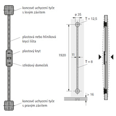 Kování vyrovnávací pro posuvné dveře - 1 sada=2ks - 45198_01.jpg