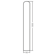 Plotovka s obloučkem modřín 18x90x1000mm B/C - 600341_01.jpg