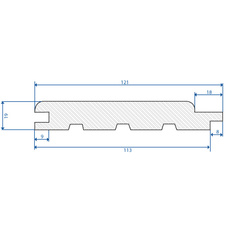 Palubka softline smrk 19x121x4000 A/B - SE          6ks/bal=2,904m2 - 30402_01.jpg