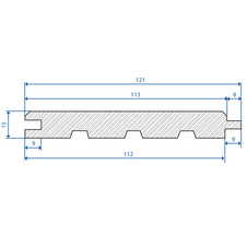 Palubka klasik smrk 15x121x4000 B/C - LU          8ks/bal=3,872m2 - 30422_01.jpg