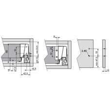 Modern Box Square nízký 84 mm - 450 mm šedý 40 kg - 7121203_02.jpg