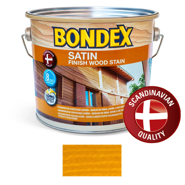 BONDEX SATIN lazura silnovrstvá 901 světlá borovice 0,75l - 329214.jpg