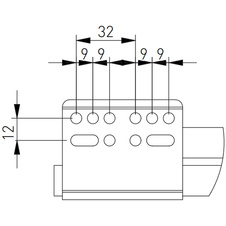 Zásuvka Axis Pro  l- 500mm   antracit - velmi vysoká H200 - 7261223_03.jpg