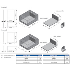 Zásuvka Axis Pro  l- 450mm   antracit - velmi vysoká H200 - 7261222_04.jpg