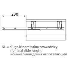Kuličkový výsuv pro klávesnice H-27 x  L-360mm - 7520220_02.jpg