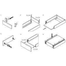 Zásuvka Axis Pro  l- 400mm  antracit - nízká H86 - 7261203_06.jpg