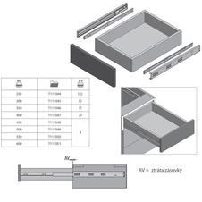 Kuličkový plnovýsuv s dotahem 550 mm H45 35kg VERSALITE - 7111050_03.jpg