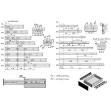 Kuličkový plnovýsuv s dotahem 400 mm H45 35kg VERSALITE - 7111047_04.jpg