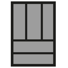 Příborníková vložka OrgaTray 440, Š 301-350mm/H 441-520mm stříbrná - 9194933_02.jpg