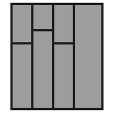 Příborníková vložka OrgaTray 590 Š500mm/ NL470mm bílá - 9194900_01.jpg