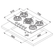 Deska FHCR 755 4G TC HE BK C plynová-černé sklo - 861329_01.jpg