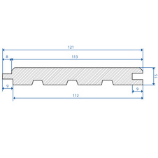 Palubka klasik smrk 15x121x5000 A/B - SE          8ks/bal=4,84m2 - 30331_01.jpg