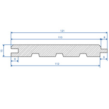 Palubka klasik smrk 15x121x4000 A/B - SE          8ks/bal=3,872m2 - 30329_01.jpg